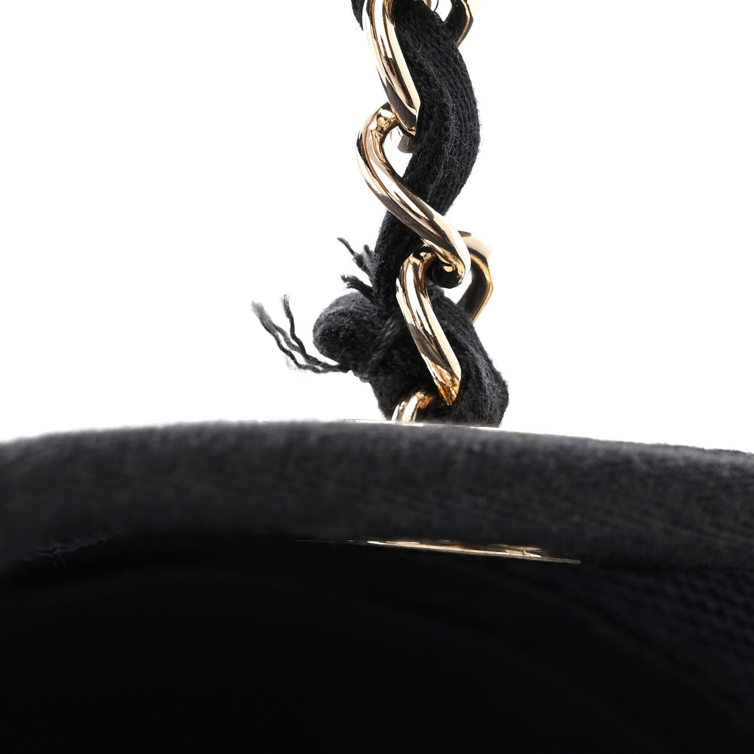 Chanel Mixed Fibers Calfskin Small Deauville Tote Black 11 of 11