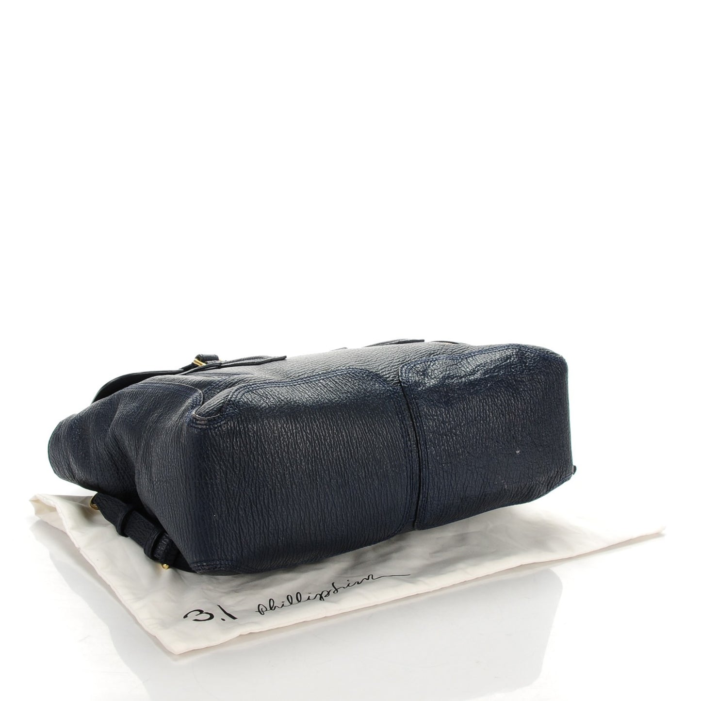 3.1 Textured Calfskin Large Pashli Satchel Ink