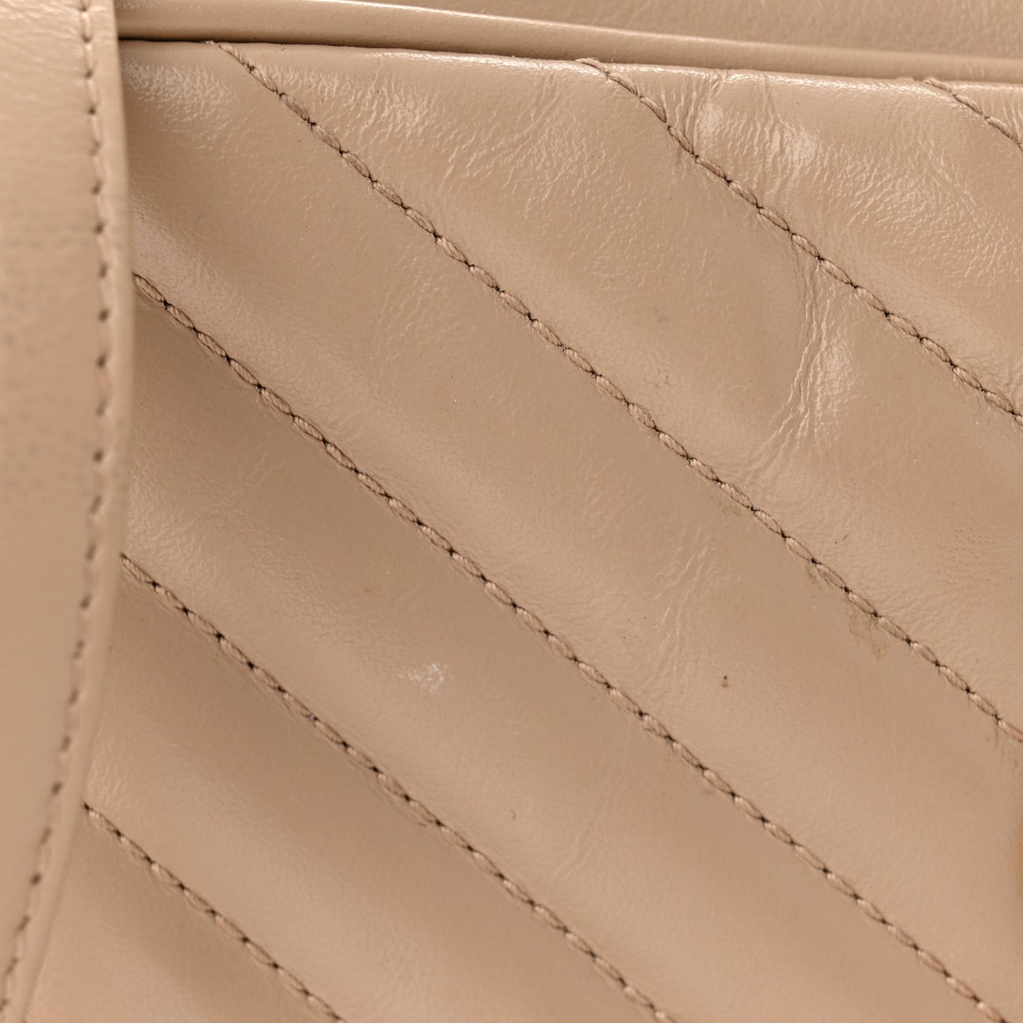 Calfskin Matelasse Monogram Lou Camera Bag Dark Latte