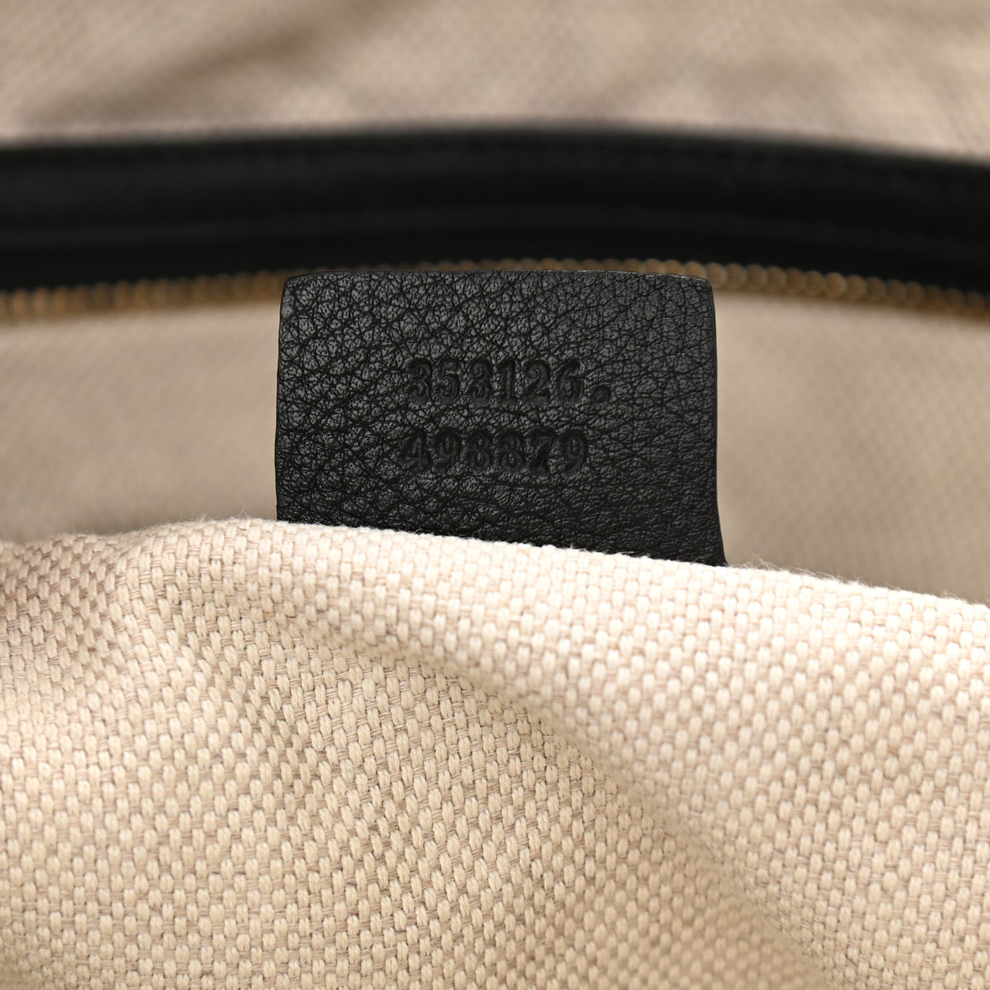 Pebbled Calfskin Medium Soho Bowler Black