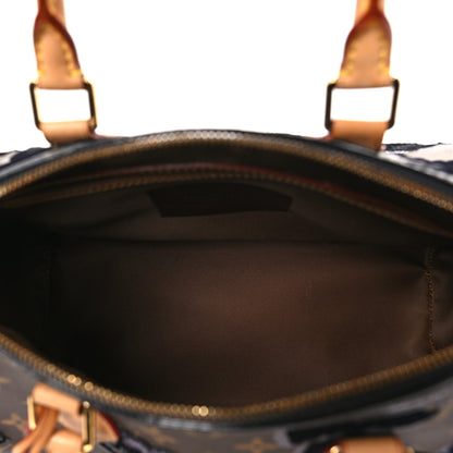 Louis Vuitton Monogram Fleur De Jais Sequins Speedy 30 5 of 8