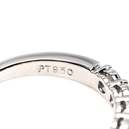 Tiffany Platinum Diamond .57ct 3mm Half Circle Embrace Band Ring 49 4.75 7 of 8