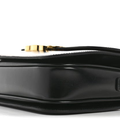 Celine Shiny Calfskin Medium Triomphe Black 11 of 13