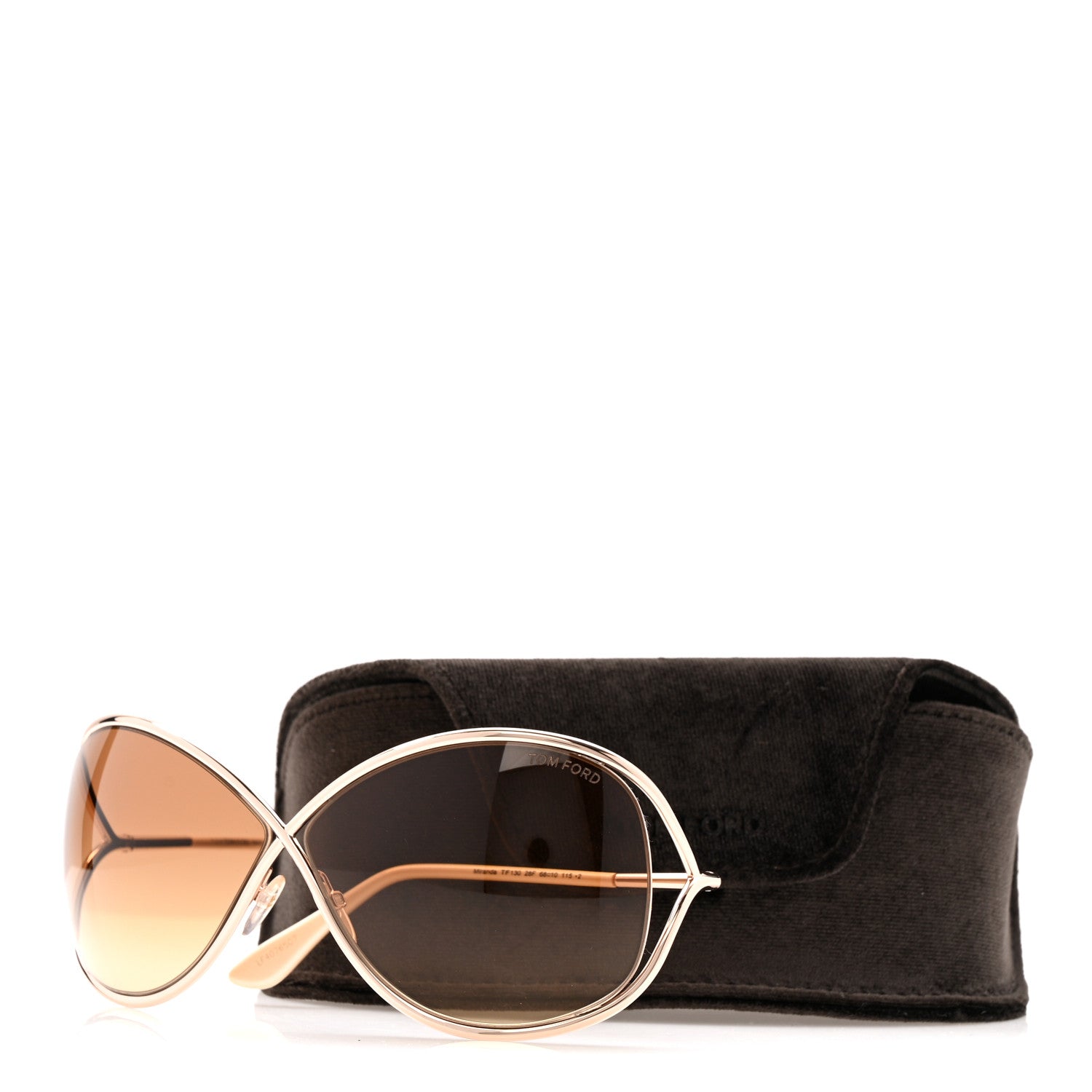 Tom Ford Miranda Crossover Sunglasses TF130 Gold 1828605