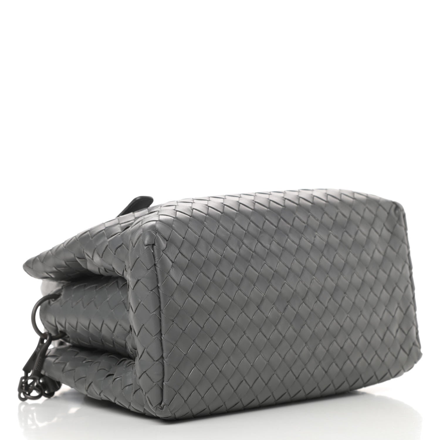 Bottega Veneta Calfskin Intrecciato Mini Roma Grey 4 of 11