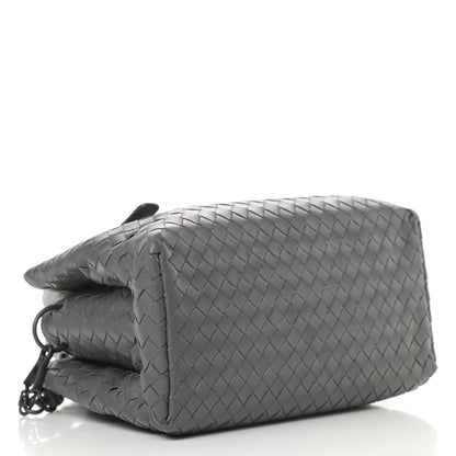 Bottega Veneta Calfskin Intrecciato Mini Roma Grey 4 of 11