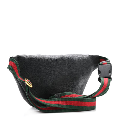 Gucci Grained Calfskin Small Logo Belt Bag Black 3 of 10
