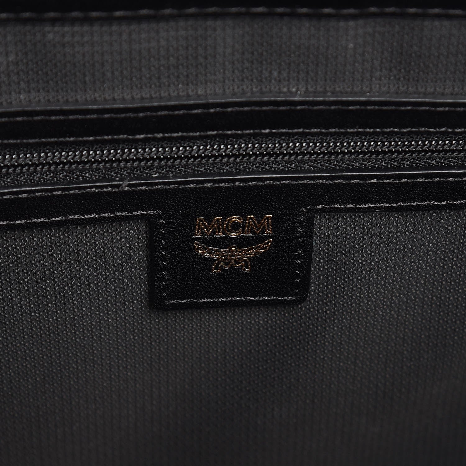 MCM Striped Visetos Small Stark Backpack Black White 6 of 8