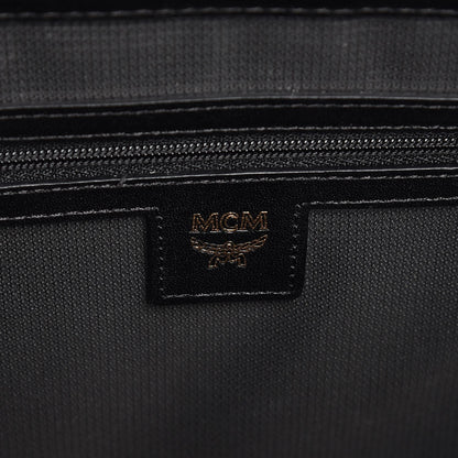 MCM Striped Visetos Small Stark Backpack Black White 6 of 8
