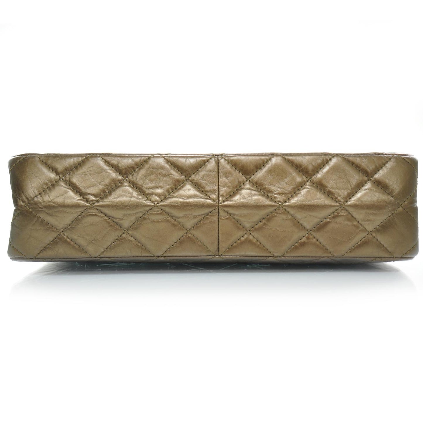 Aged Calfskin Reissue 2.55 Tote Bronze