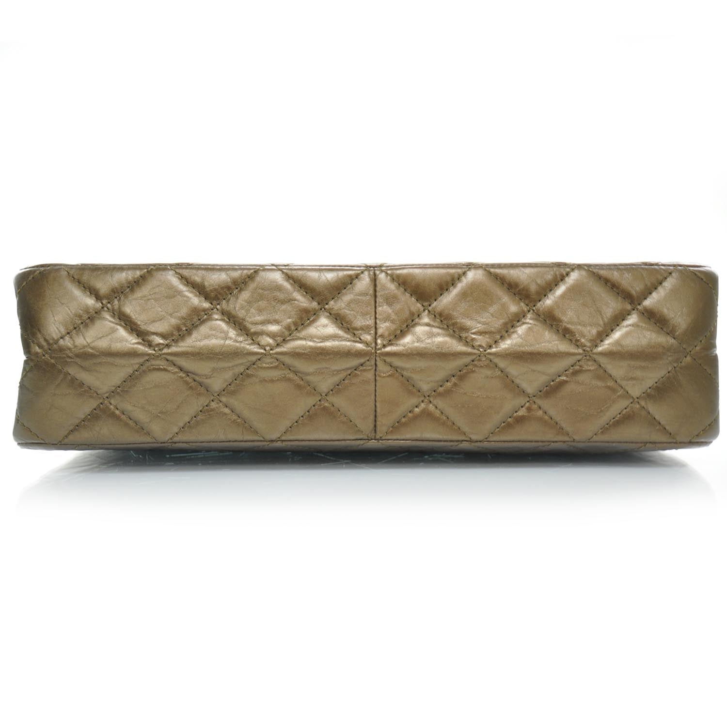 Chanel Aged Calfskin Reissue 2.55 Tote Bronze 5 of 9