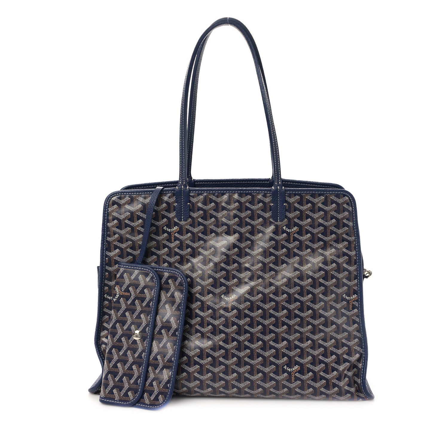 Goyardine Sac Hardy Pet Carrier PM Navy