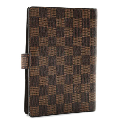Louis Vuitton Damier Ebene Medium Ring Agenda Cover 3 of 7