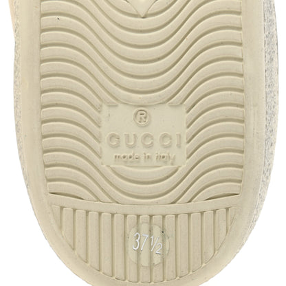 Gucci X DISNEY Miro Soft Calfskin Mickey Mouse Print Womens Ace Sneakers 37.5 Ivory Deep Orange 6 of 8