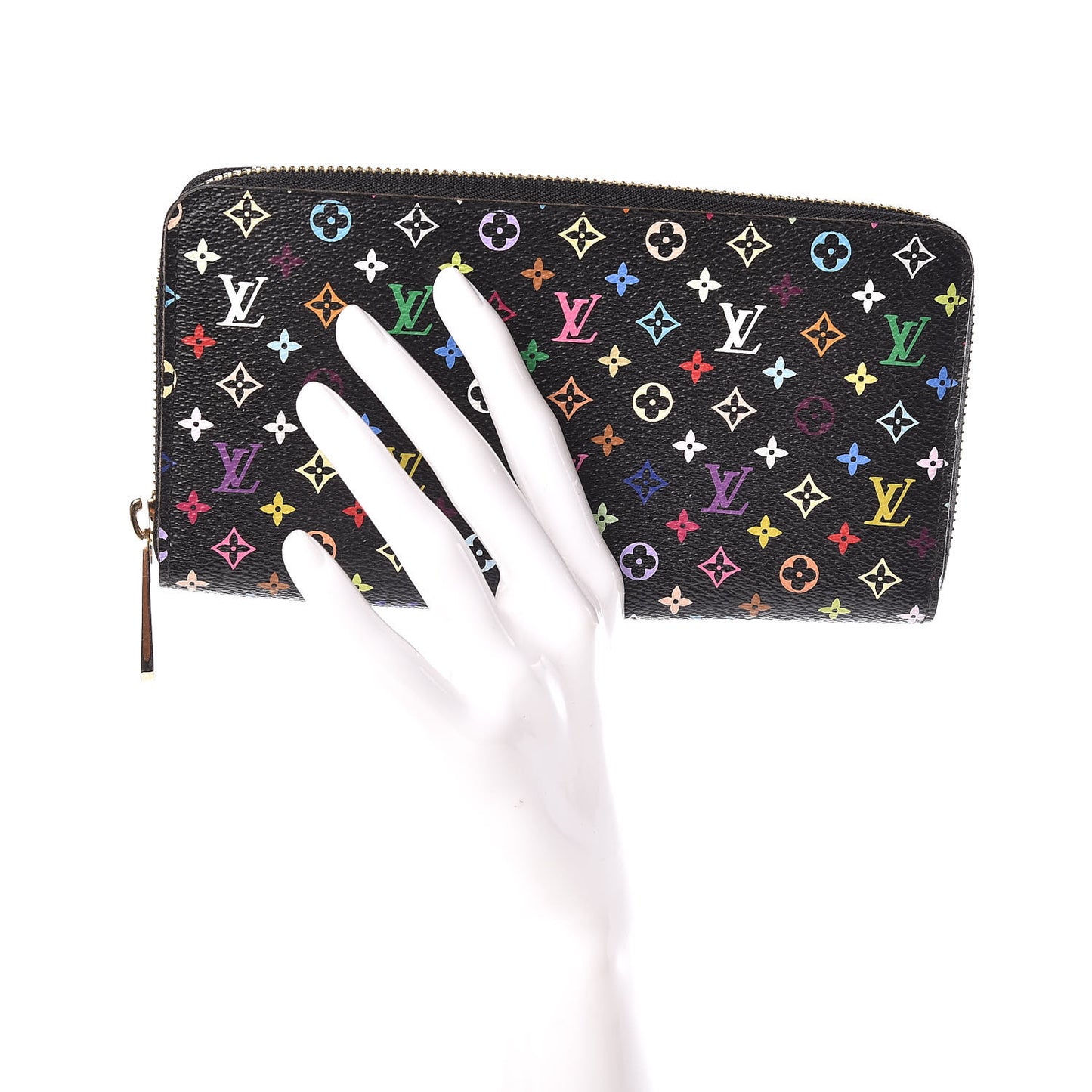 Monogram Multicolor Zippy Wallet Black Grenade