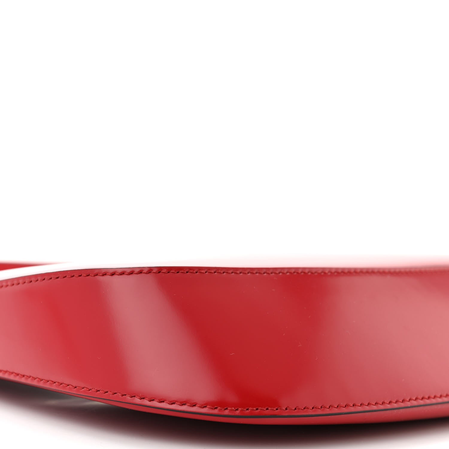 Prada Spazzolato Cleo Shoulder Bag Scarlatto Black 8 of 9