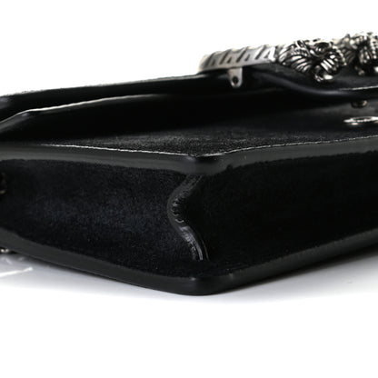 Gucci Suede Super Mini Dionysus Shoulder Bag Black 6 of 8
