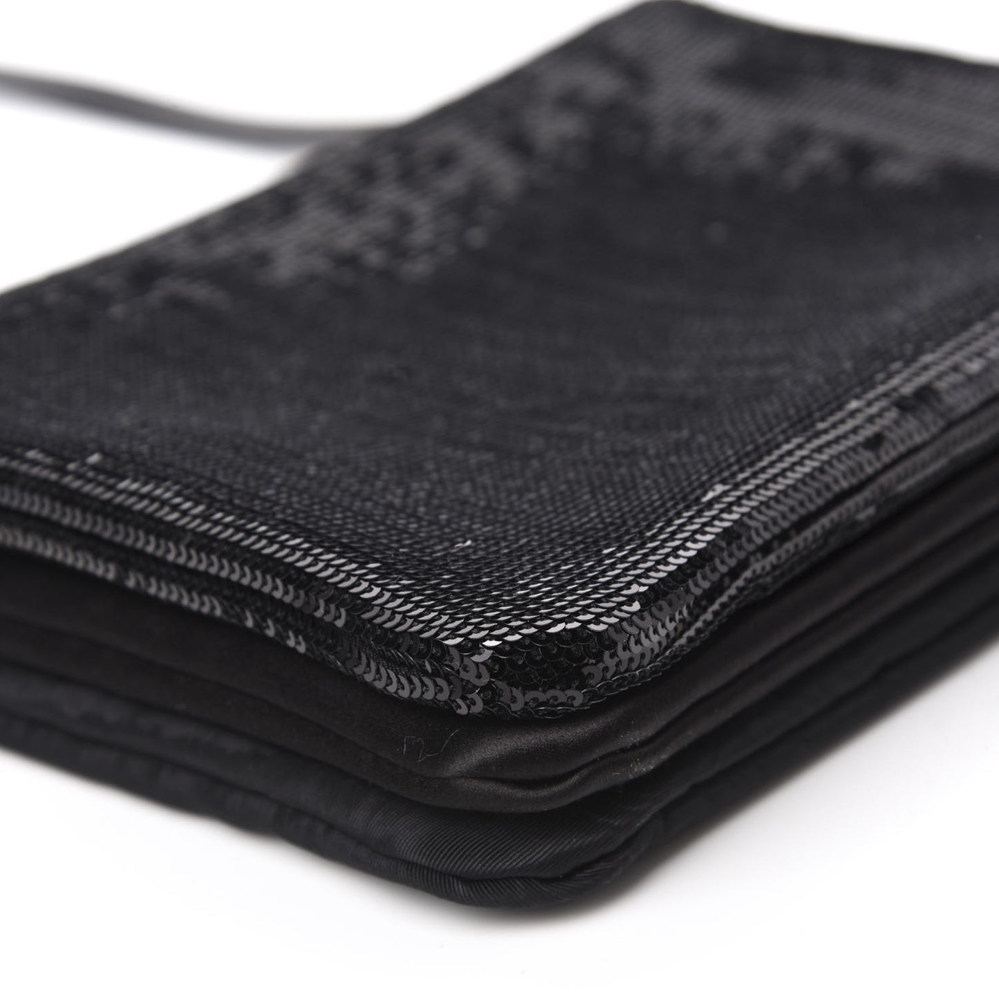 Sequin Small Trio Crossbody Bag Black