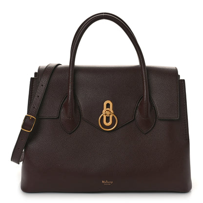 Mulberry Small Classic Grain Calfskin Seaton Oxblood 1 of 9