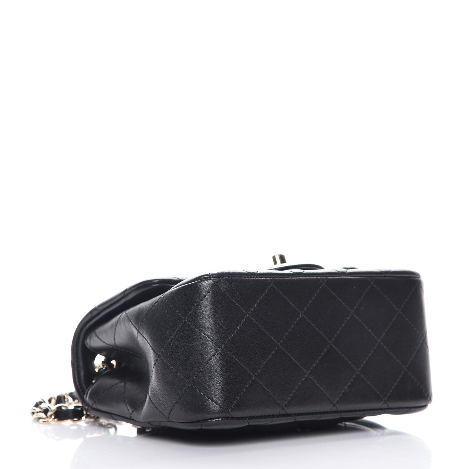 Chanel Lambskin Quilted Mini Square Flap Black 4 of 7
