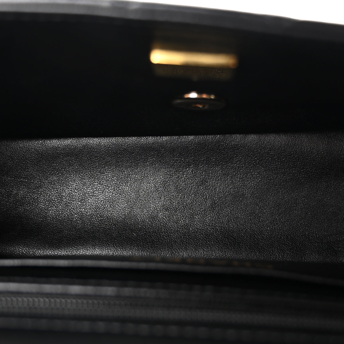 Chanel Lambskin Quilted Mini Top Handle Rectangular Flap Black 4 of 10