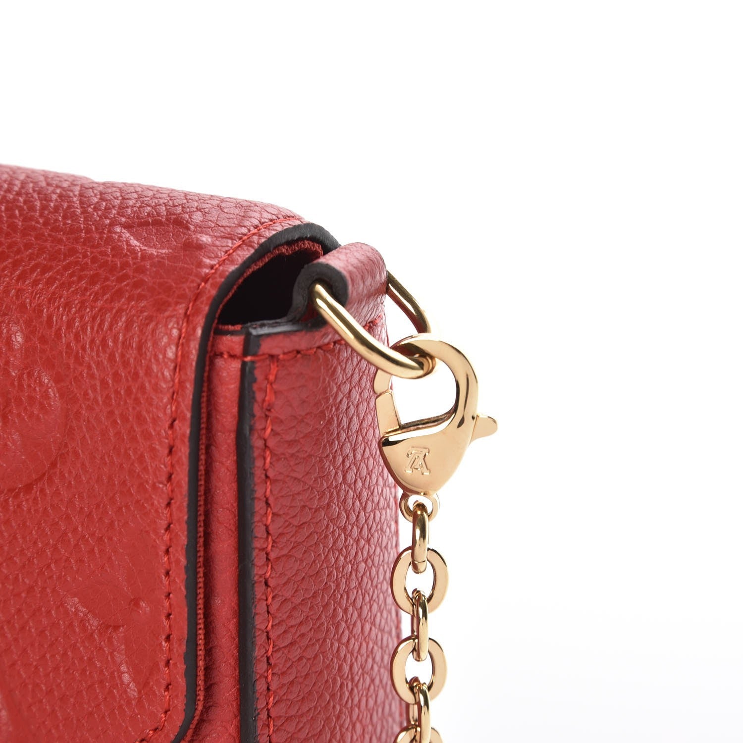 Louis Vuitton Empreinte Pochette Felicie Chain Wallet Cherry 10 of 10