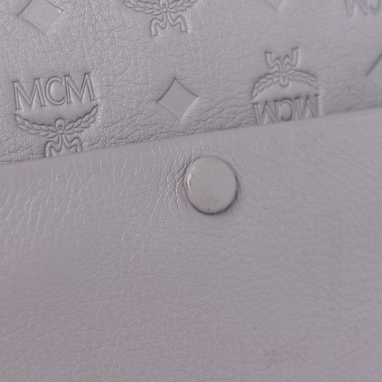 MCM Calfskin Ottomar Monogram Medium Klara Hobo New Beige 10 of 14