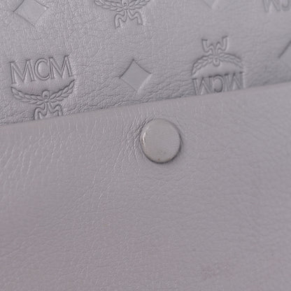 MCM Calfskin Ottomar Monogram Medium Klara Hobo New Beige 10 of 14