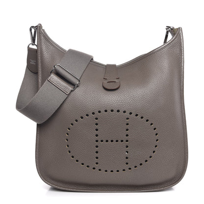Hermes Taurillon Clemence Evelyne III GM Etain 1 of 8