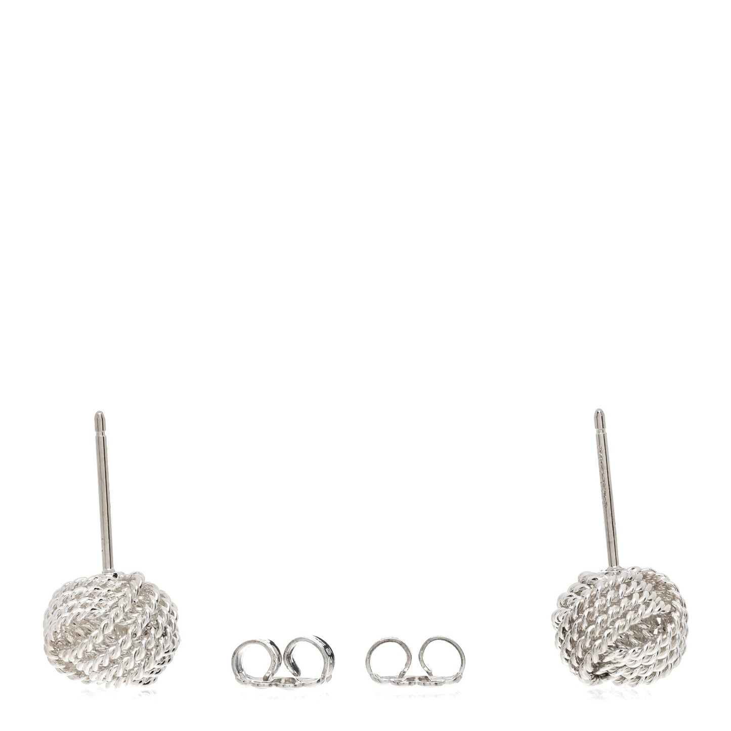Sterling Silver Twist Knot Earrings
