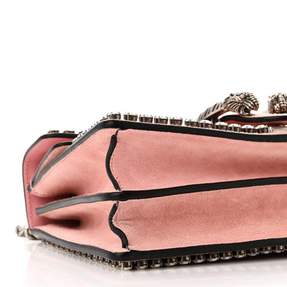 Gucci Suede Crystal Small Dionysus Shoulder Bag Peonia 9 of 11