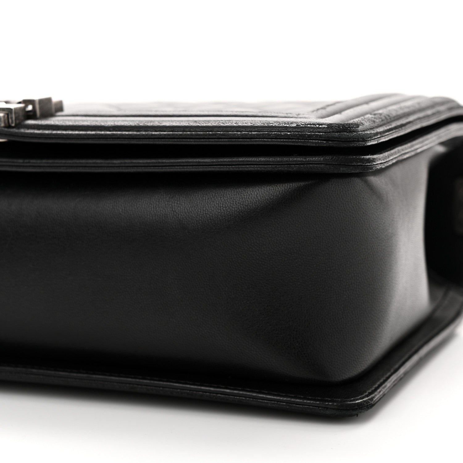 Chanel Lambskin Quilted New Medium Boy Flap Black 10 of 15