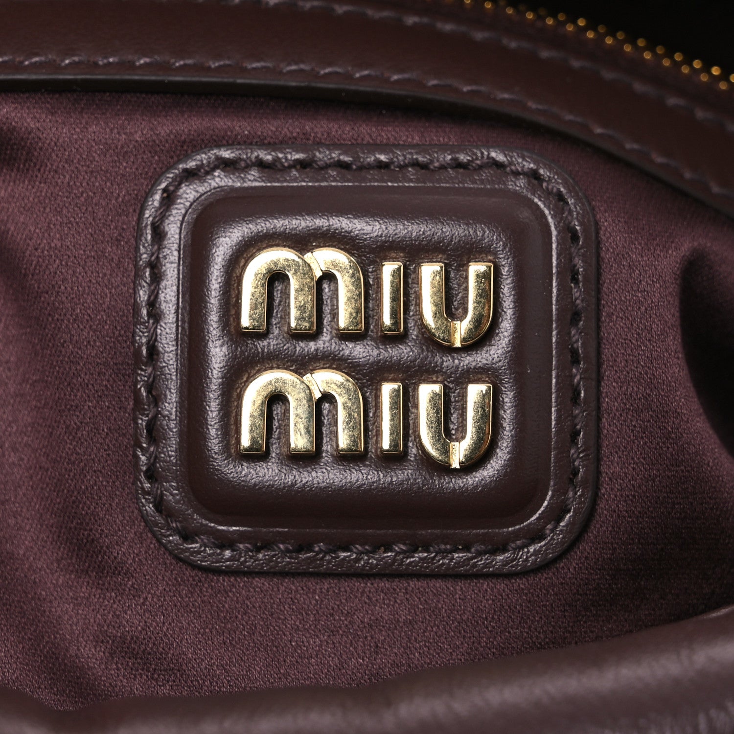Miu Miu Calfskin Regular Arcadie Top Handle Bag Radica 7 of 12