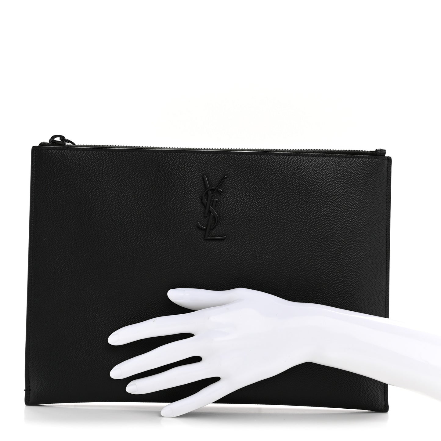 Grain De Poudre Monogram Monochrome iPad Case Black