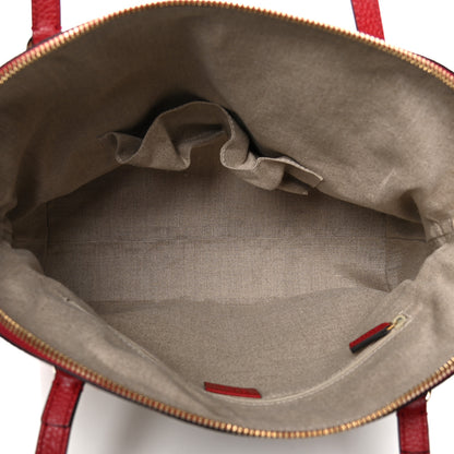 Gucci Monogram Medium Bree Shoulder Bag Red 4 of 4