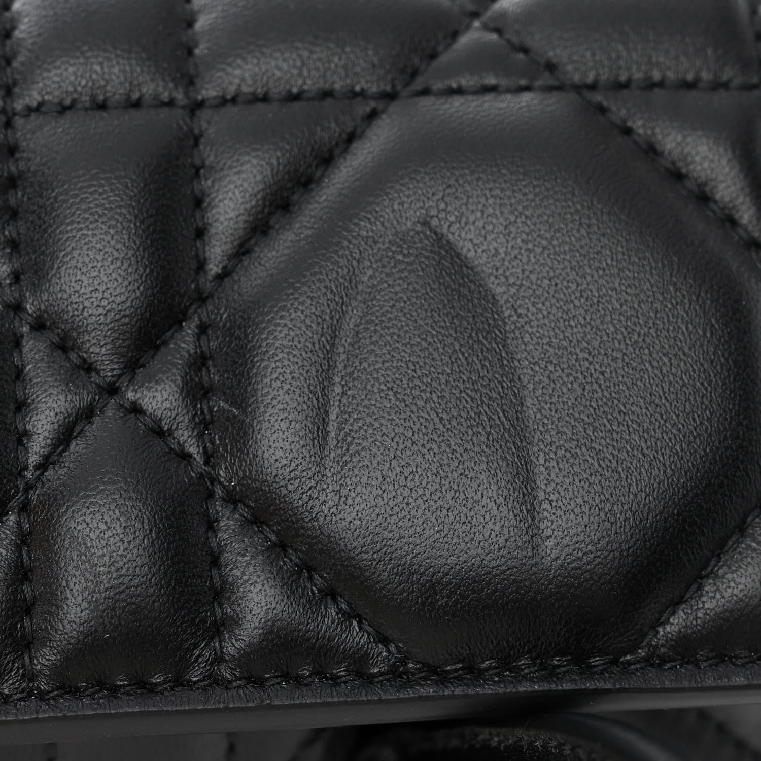 Christian Dior Calfskin Macrocannage Medium St. Honore Tote Black 12 of 13