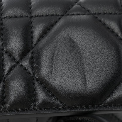Christian Dior Calfskin Macrocannage Medium St. Honore Tote Black 12 of 13