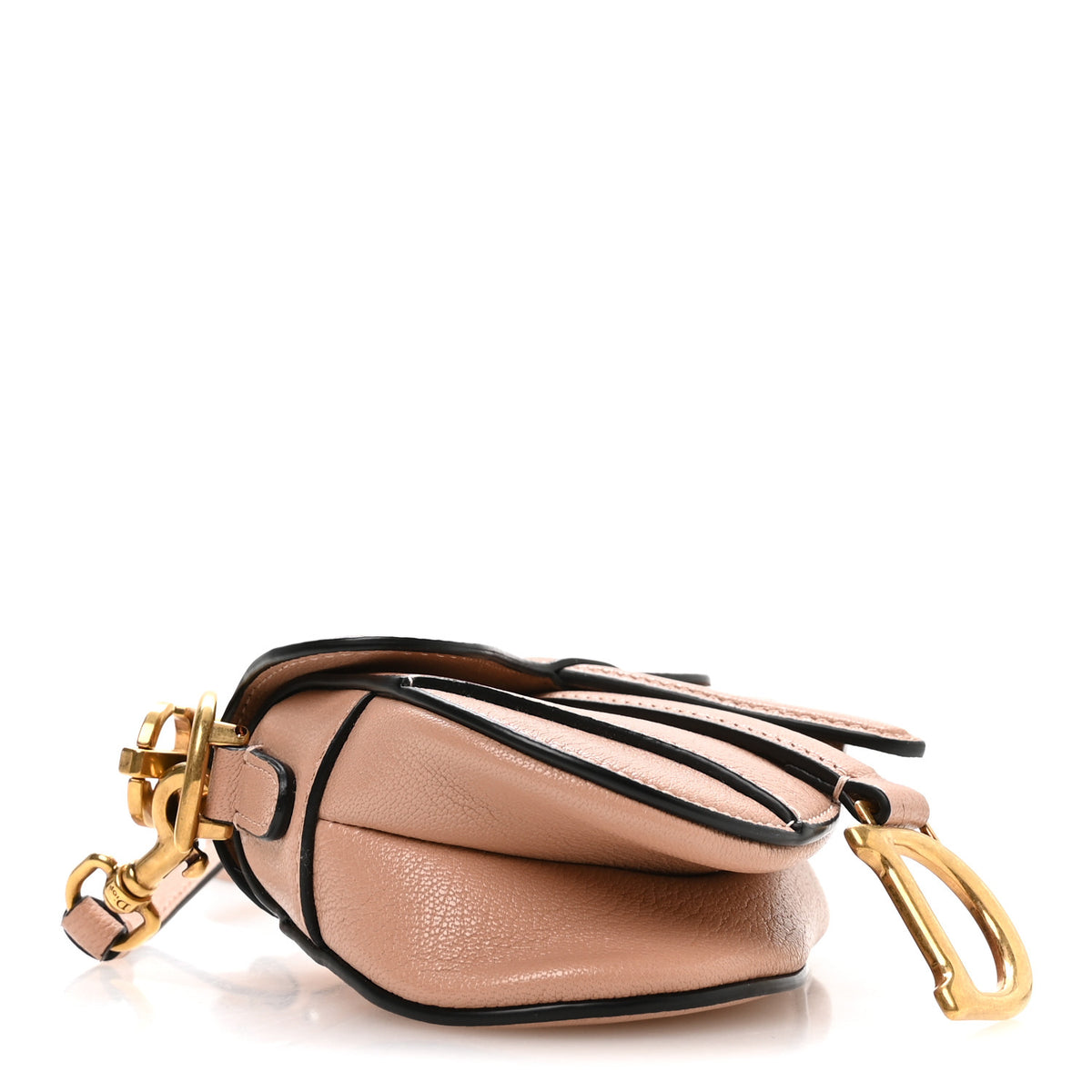 Goatskin Micro Saddle Bag Rose Des Vent