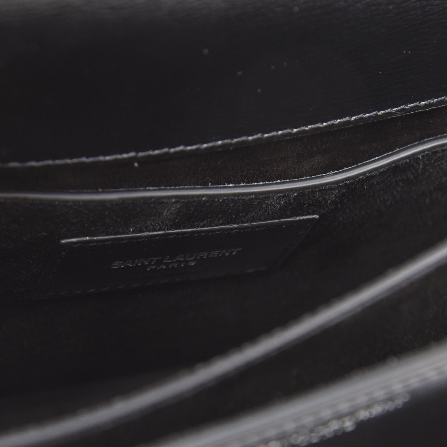 Saint Laurent Calfskin Medium Monogram Sunset Black 8 of 10