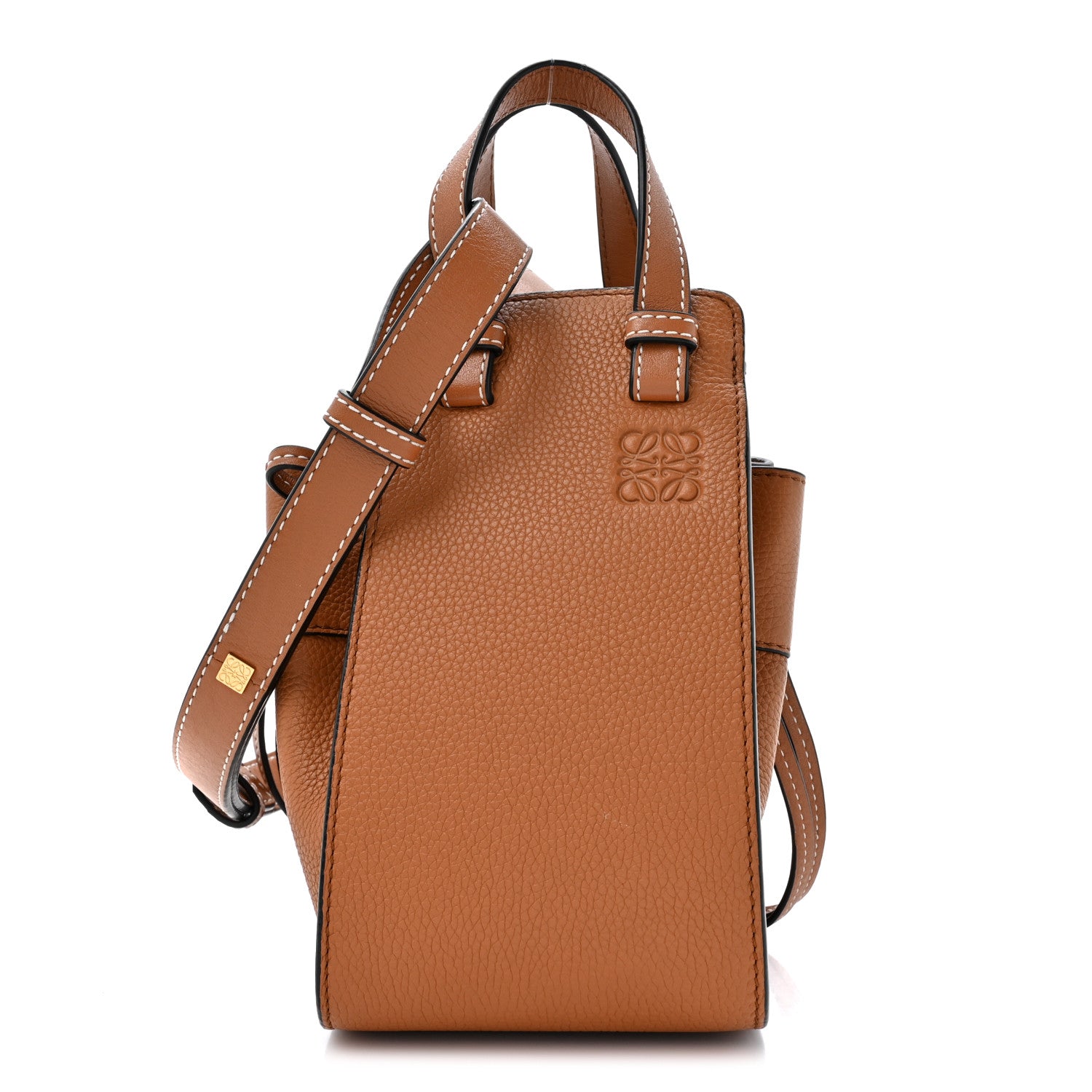 Loewe Calfskin Mini Hammock Shoulder Bag Tan 1 of 12