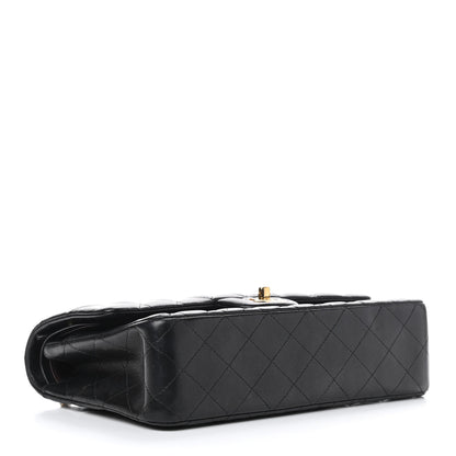 Chanel Lambskin Quilted Medium Double Flap Black 4 of 16