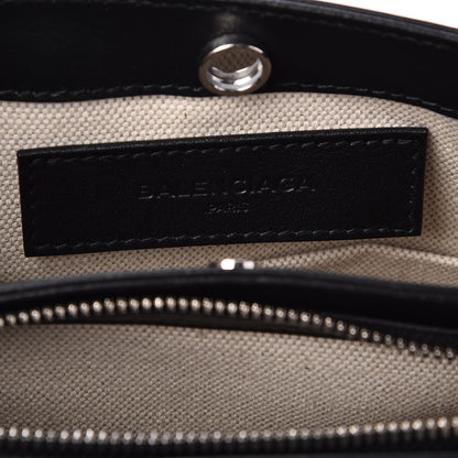 Balenciaga Cotton Canvas Pochette Crossbody Bag Black 7 of 8