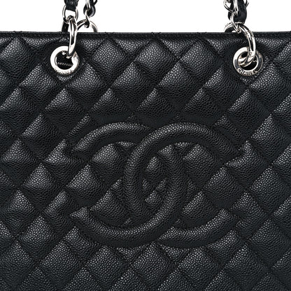 Chanel Caviar Quilted Grand Shopping Tote GST Black 8 of 10