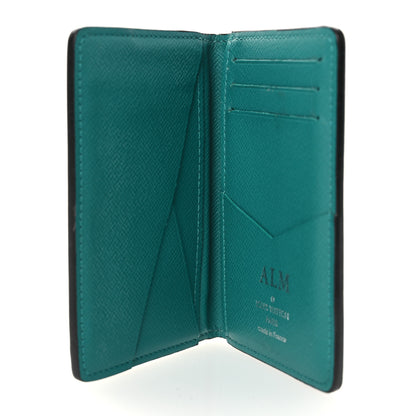 Louis Vuitton Monogram Taiga Pocket Organizer Vert 5 of 9