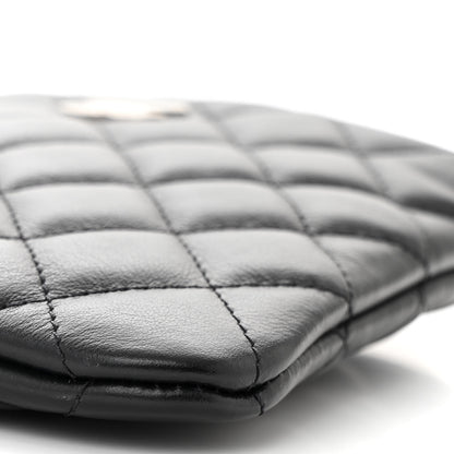 Chanel Calfskin Quilted Crossbody Bag Black 10 of 10