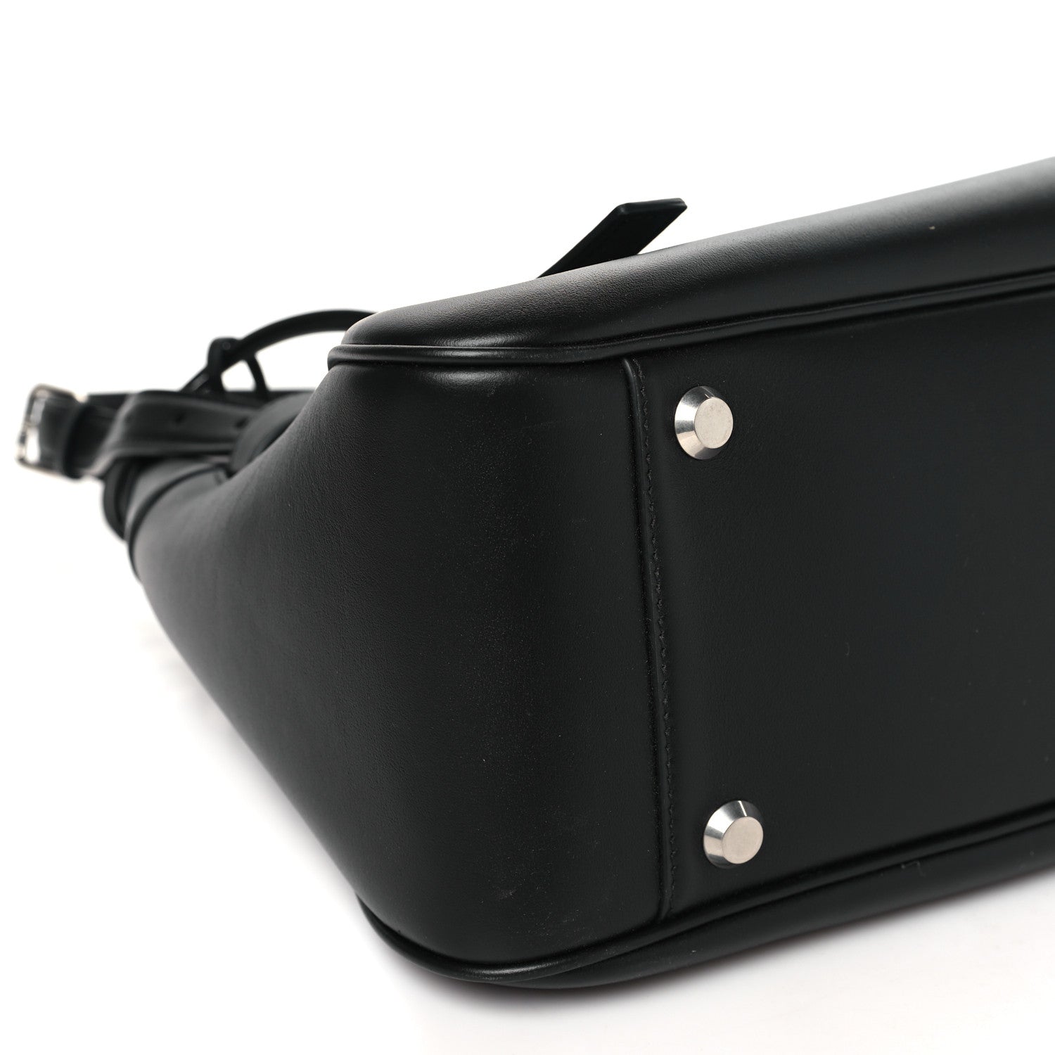 Balenciaga Smooth Calfskin Medium Bel Air Shoulder Bag Black 8 of 9