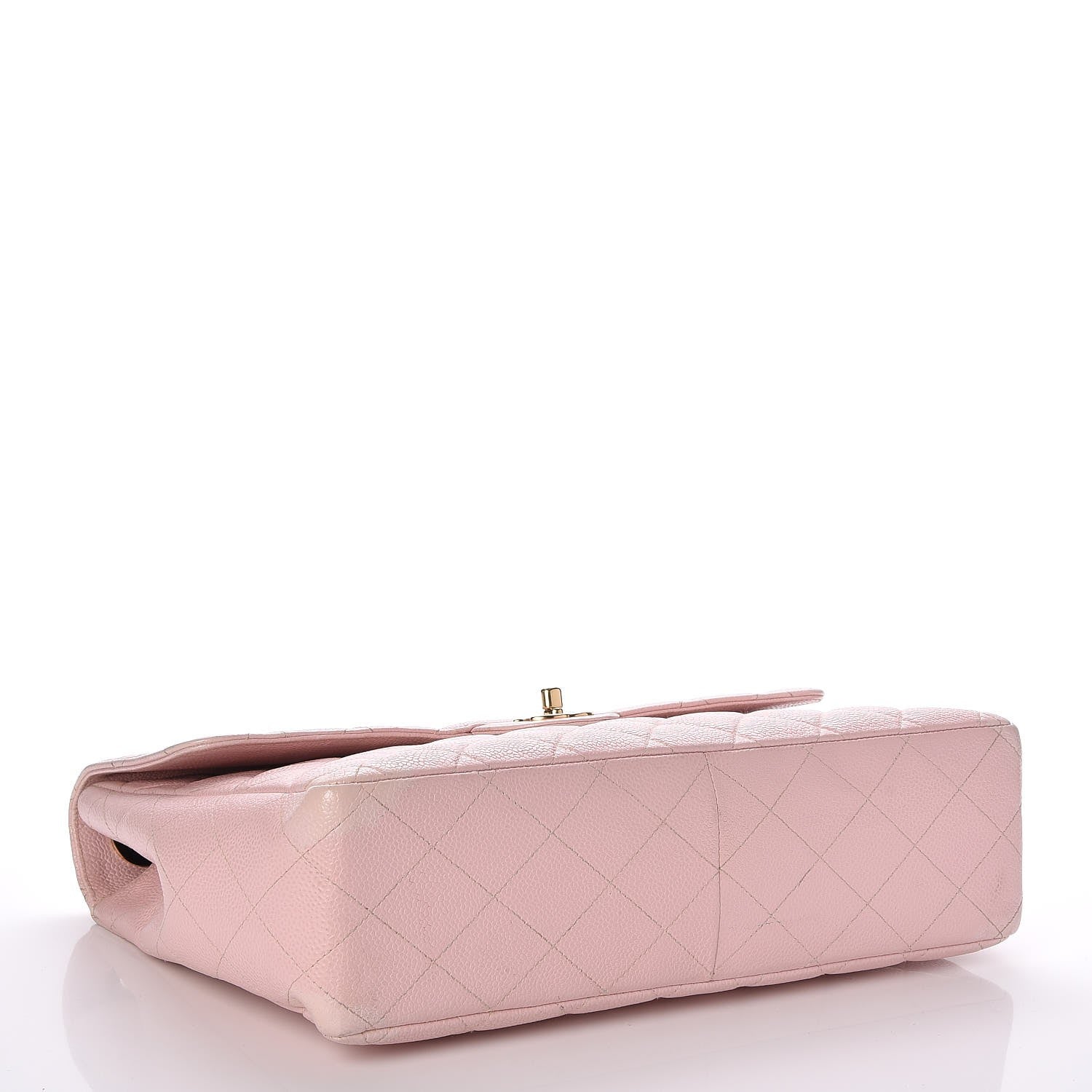 Chanel Caviar Jumbo Single Flap Pink 5 of 12