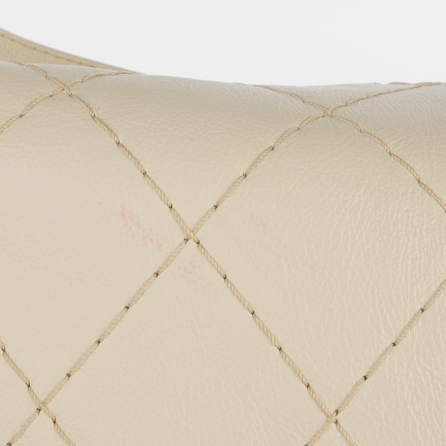 Chanel Glazed Calfskin XL On The Road Flap Ivory 11 of 12