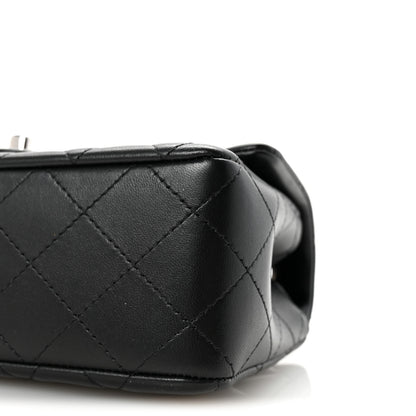 Chanel Lambskin Quilted Mini Rectangular Flap Black 10 of 11