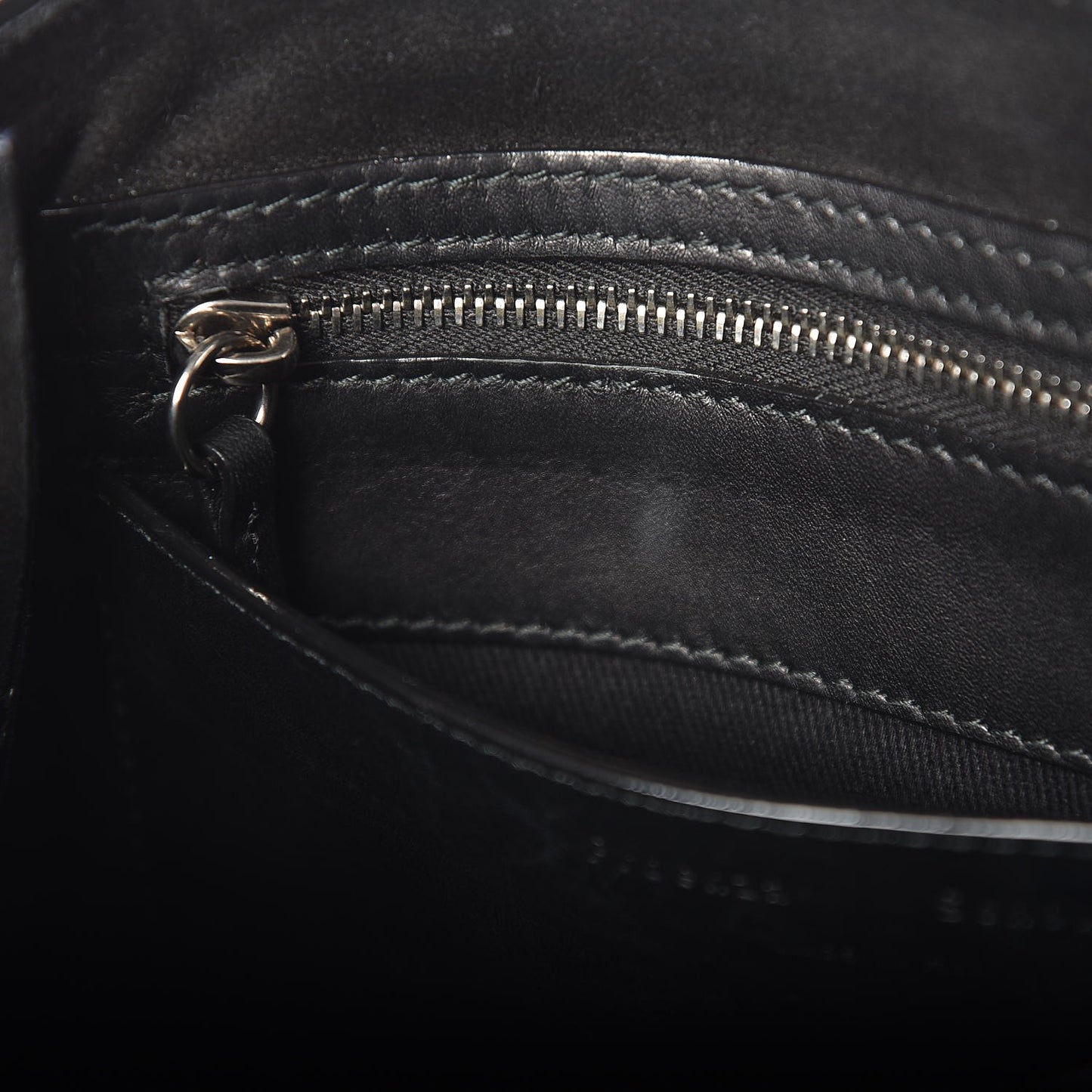 Croc Calfskin Embossed Suede PS Elliot Black Indigo